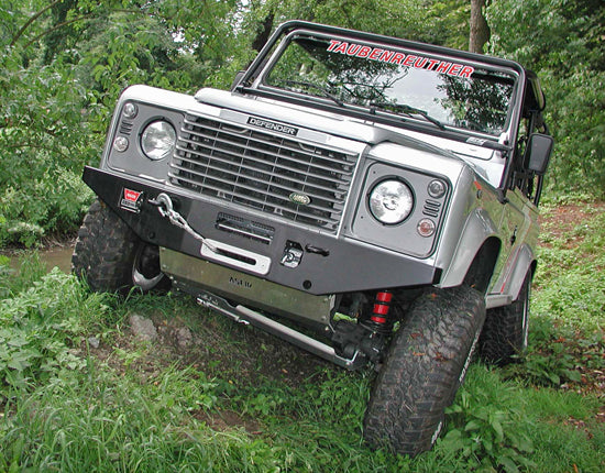 Windenstoßstange Rover Defender, neue Ausführung