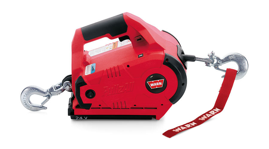 WARN Works Pullzall, 454 kg, 24V Akku incl. Schnellladegerät und Ersatz-Akku