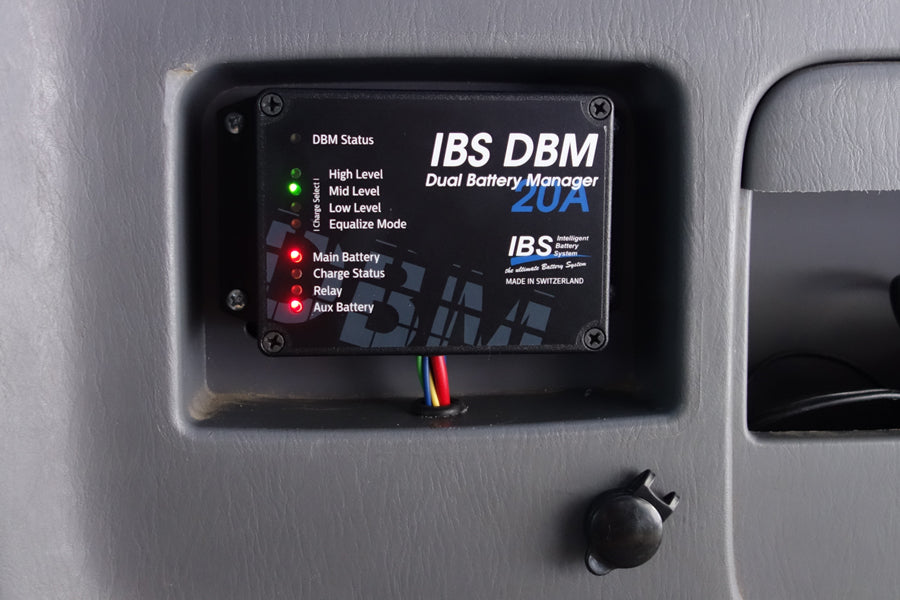 IBS-DBM Doppelbatteriesystem, 20A 12/12V und 24/12V (besonders für Euro 6 Fzg.)