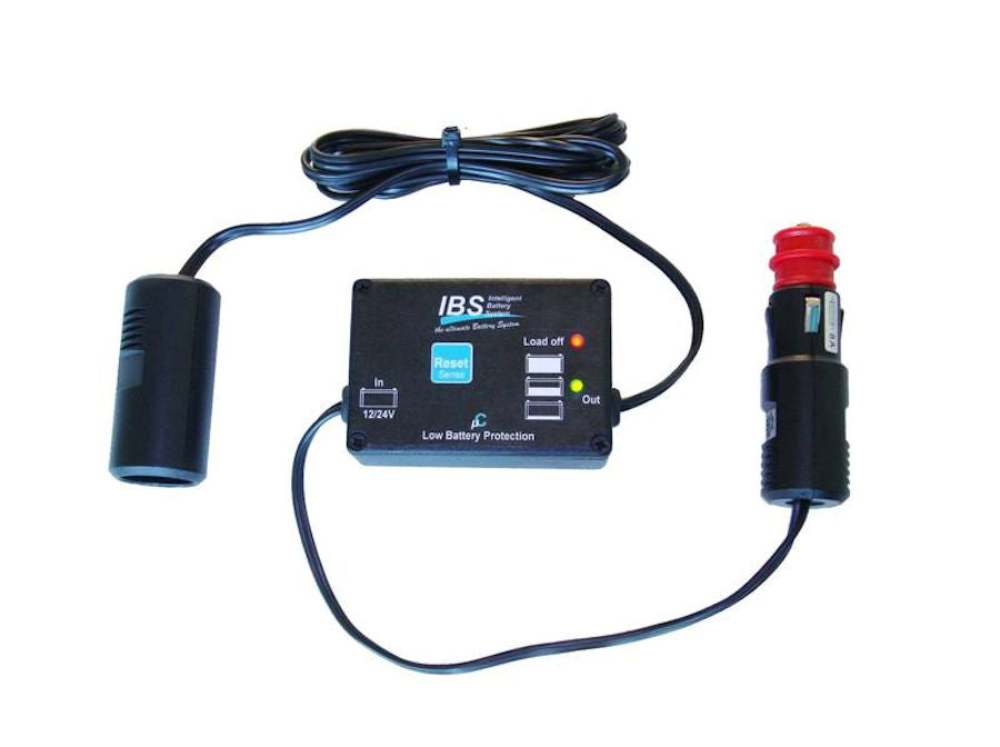 IBS Tiefentladeschutz mit Micro prozessor, 8A, für Zigarettenanzünder