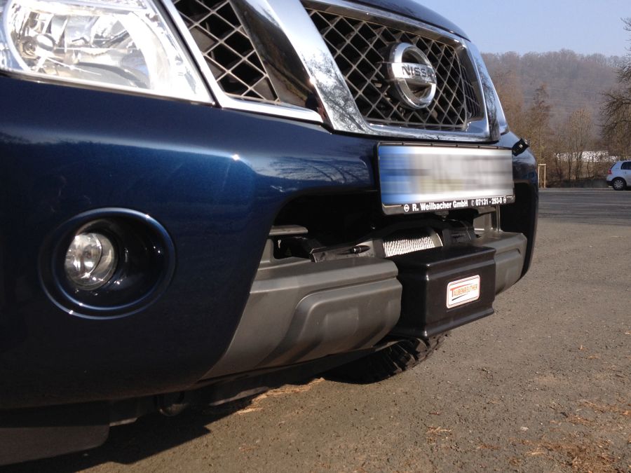 Seilwindenanbausatz Nissan D40 + Pathfinder alle BJ nur 2.5 l Diesel