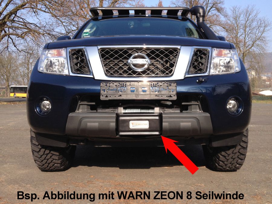 Seilwindenanbausatz Nissan D40 + Pathfinder alle BJ nur 2.5 l Diesel
