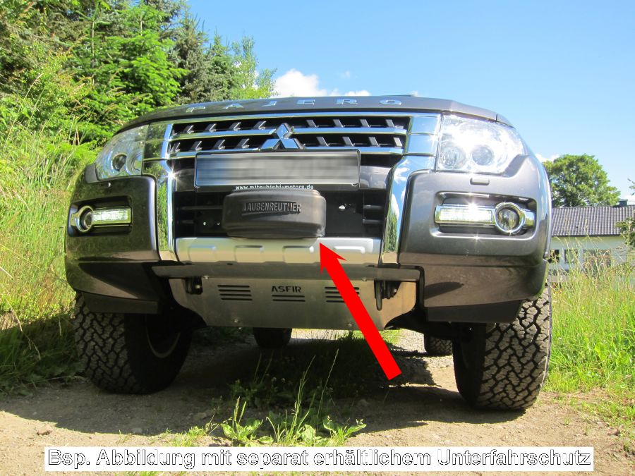 Seilwindenanbausatz Pajero V60 + V80