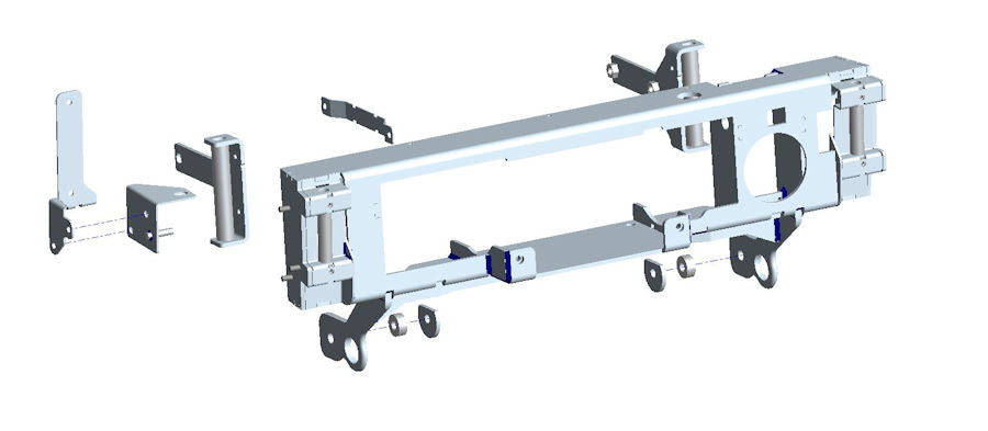 Seilwindenanbausatz Mercedes G350 & G500 16-18, ohne Seilwinde