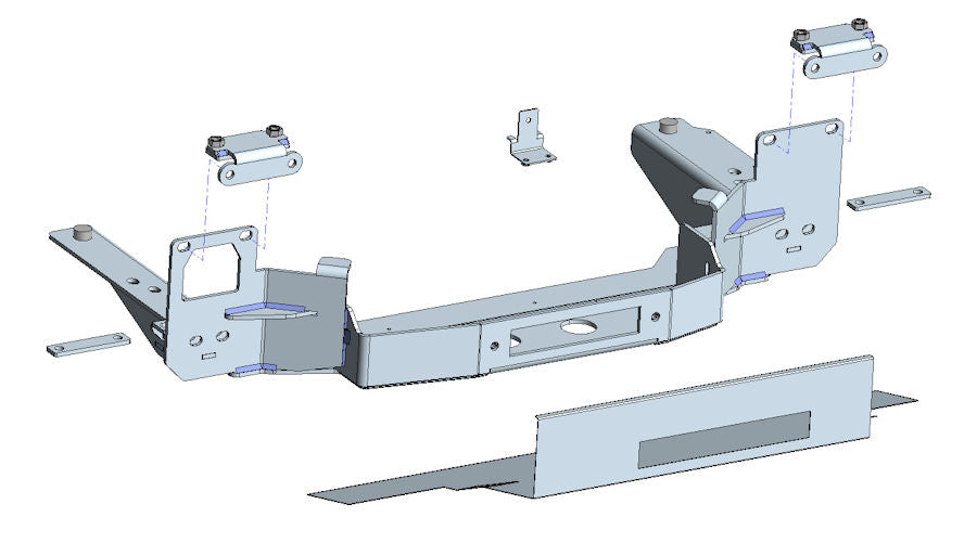 Seilwindenanbausatz Mercedes Sprinter 907 ab 2018