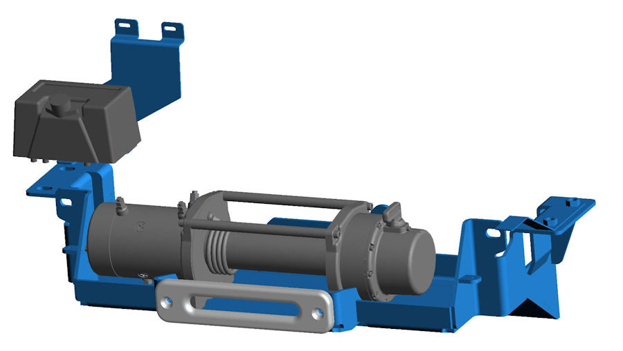 Seilwindenanbausatz Renault Alaskan