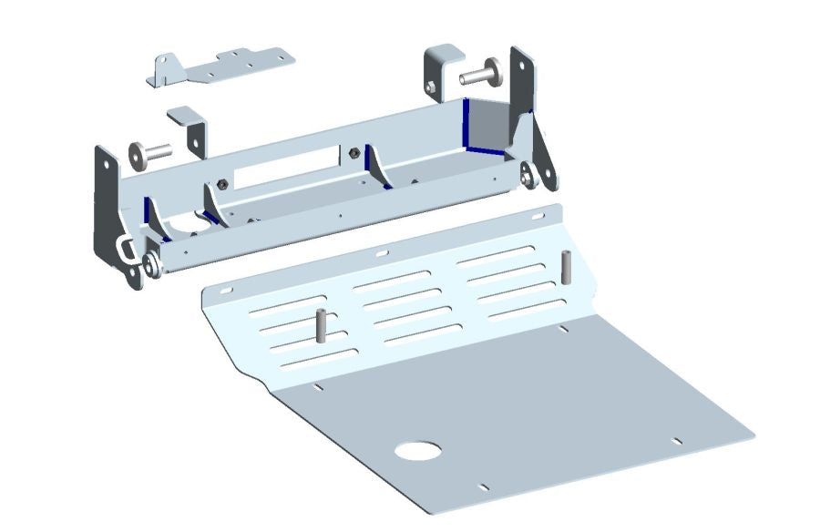 Seilwindenanbausatz Fiat Fullback