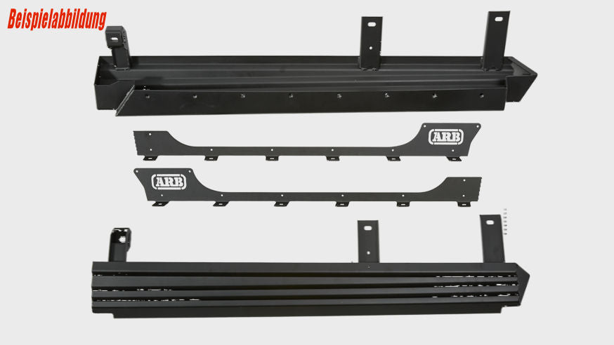 ARB-Rock Slider Jeep Wrangler JL 2-Türer, schwarz