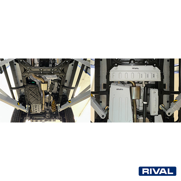 Verteilergetriebe Unterfahrschutz 6 mm Alu Ineos Grenadier 2023-; 3 l. / Benzin; 3 l. / Dieselkraftstoff
