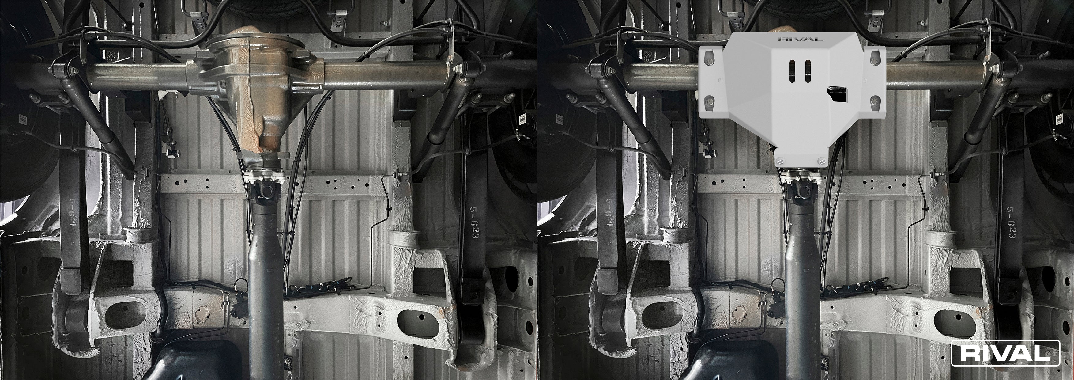 Differential Unterfahrschutz 6 mm Alu Mercedes-Benz Sprinter 2023-; 2,1 l. / Dieselkraftstoff