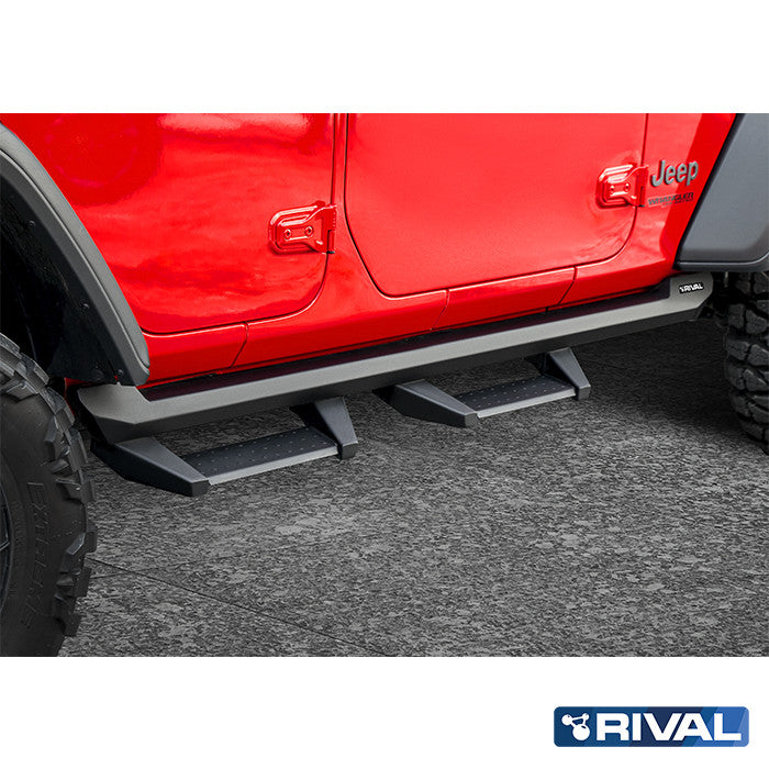 HD-Rockslider mit Trittstufen für Jeep Wrangler JL 4 door