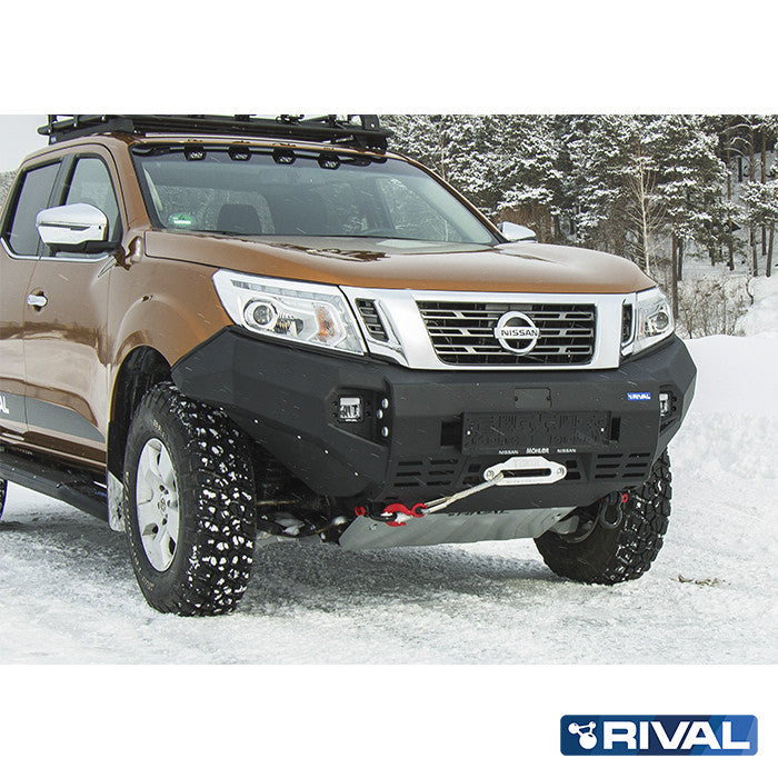 Alu HD-Seilwindenstoßstange für Nissan Navara D23 2,5D; 2,3D (incl. EURO6) (ohne Teilegutachten)