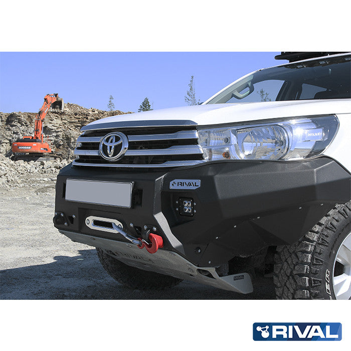 Alu HD-Seilwindenstoßstange für Toyota Hilux Revo (ohne Teilegutachten)