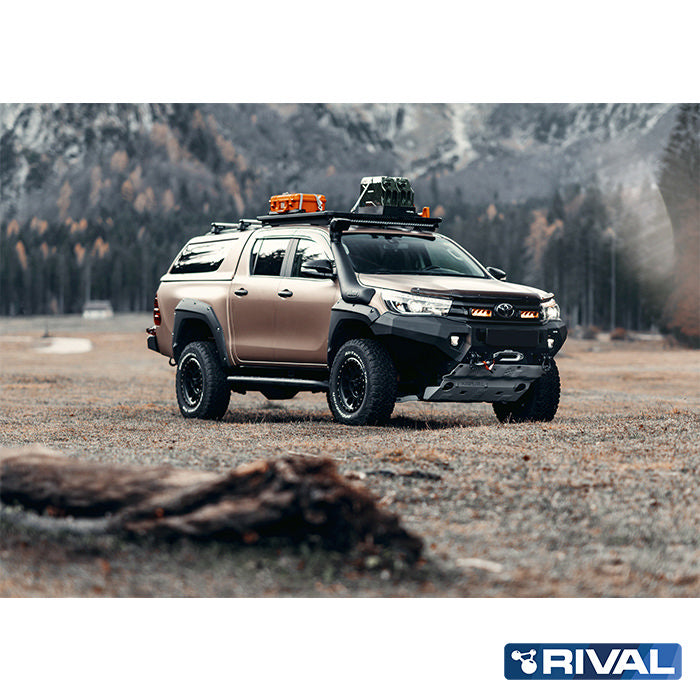 Alu HD-Seilwindenstoßstange für Toyota Hilux Revo (ohne Teilegutachten)