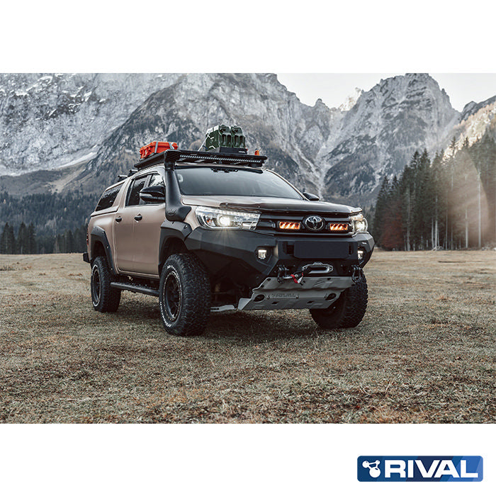 Alu HD-Seilwindenstoßstange für Toyota Hilux Revo (ohne Teilegutachten)