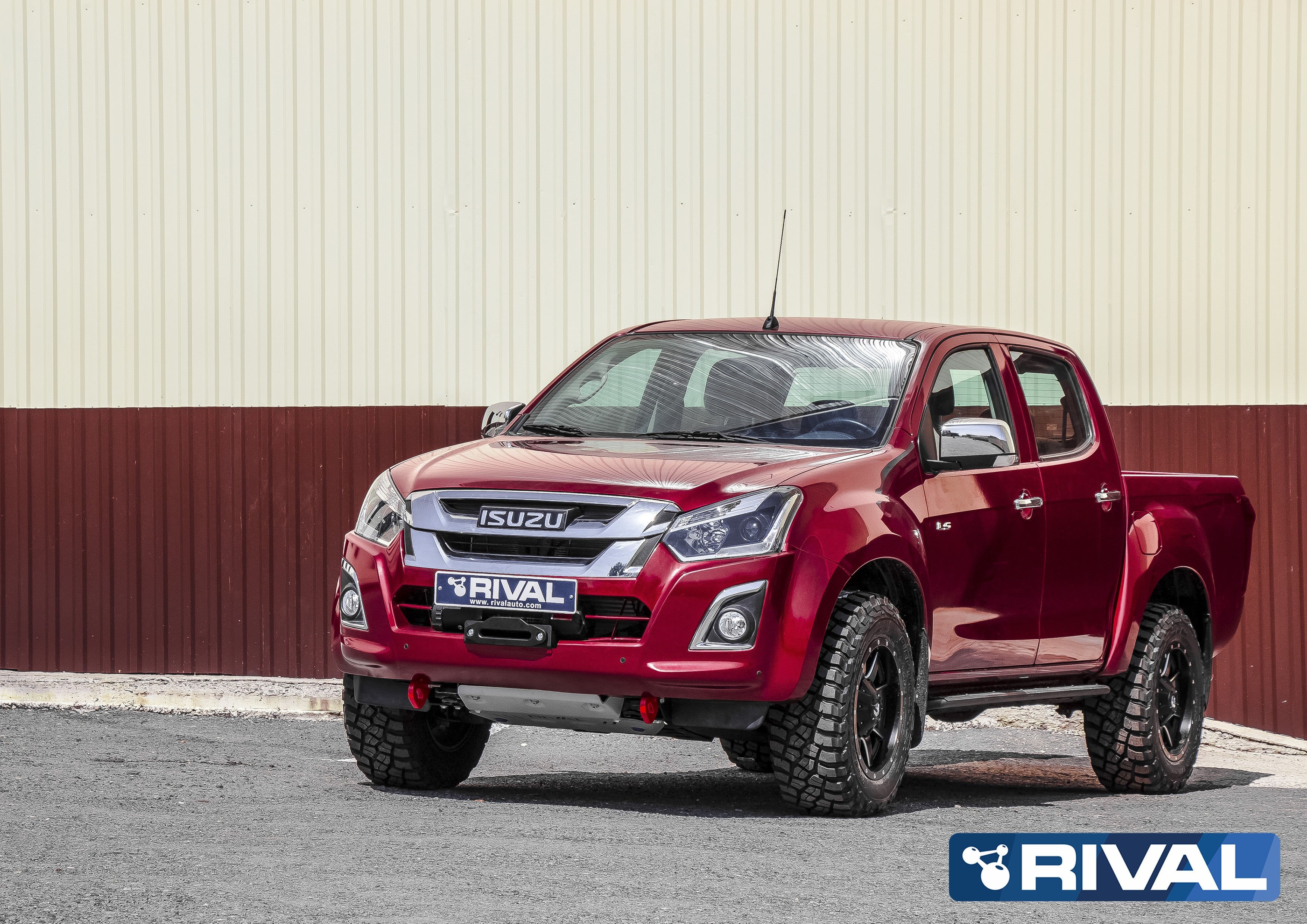 Versteckte Windenaufnahmen Isuzu D-Max