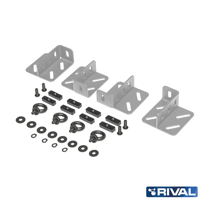 Universal Gepäckhalterung für modularen Dachgepäckträger RIVAL