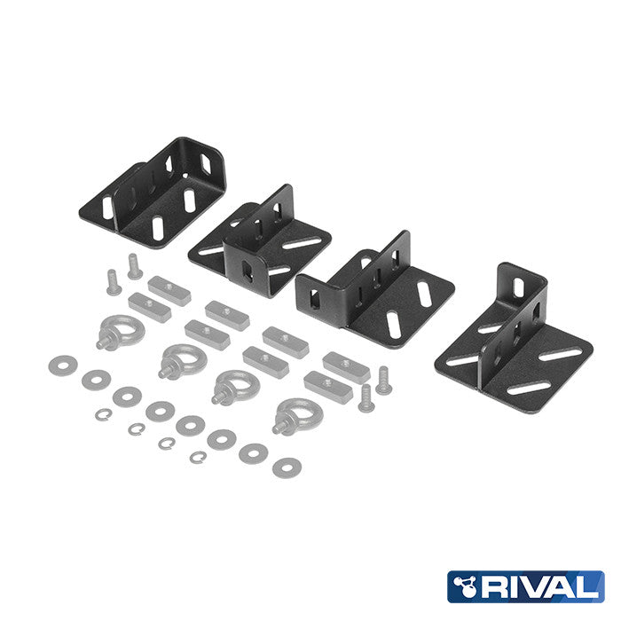 Universal Gepäckhalterung für modularen Dachgepäckträger RIVAL