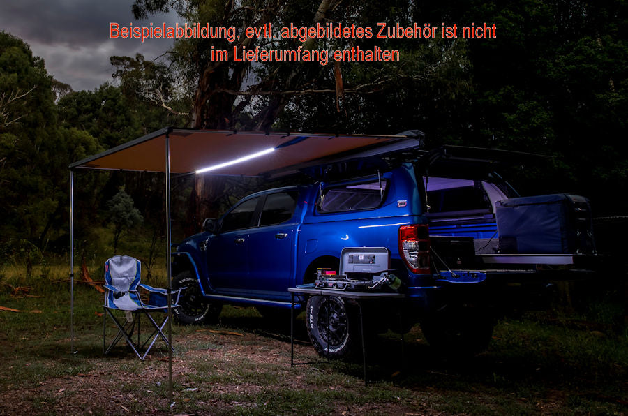 ARB Touring Markise inklusive LED Leiste 2500mm breit, 2500mm lang