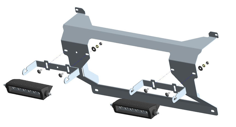 Scheinwerfer-Set Ford Ranger '16-'19 inkl. 2 Stk. Osram SX180-SP
