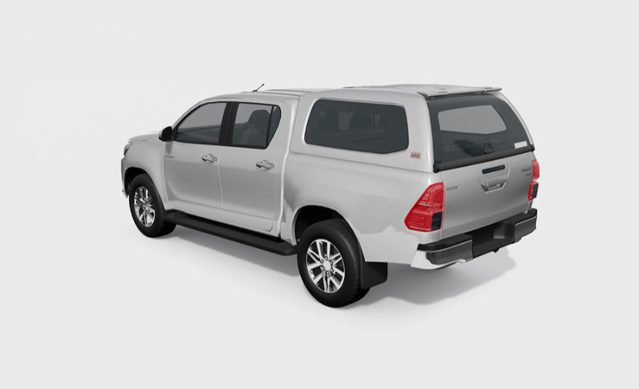 ARB Ascent Hardtop, Toyota Hilux Revo, Doka, seitl. Klappfenster