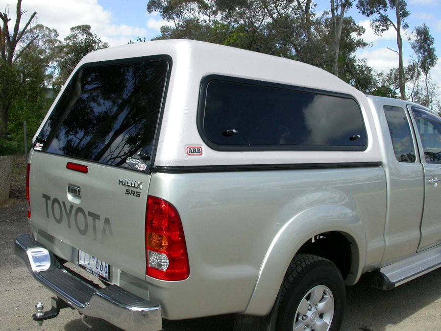 Touring Hardtop für Toyota Hilux ab 05 X-Cab hoch seitliche Klappfenster