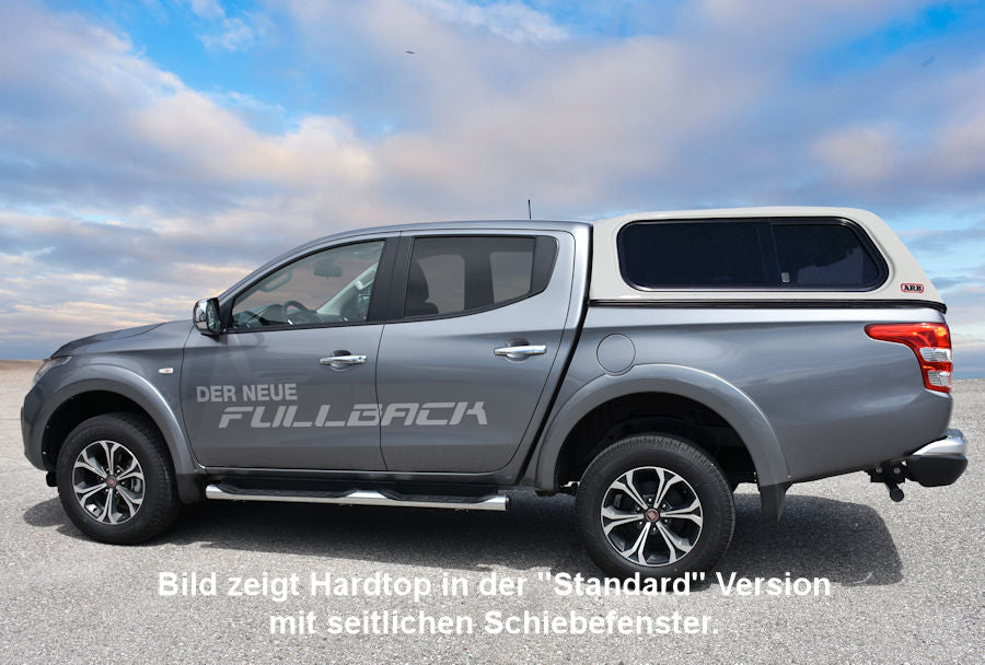 Standard Hardtop für Fiat Fullback ab 15, Doka, flach, Schiebefenster seitl.