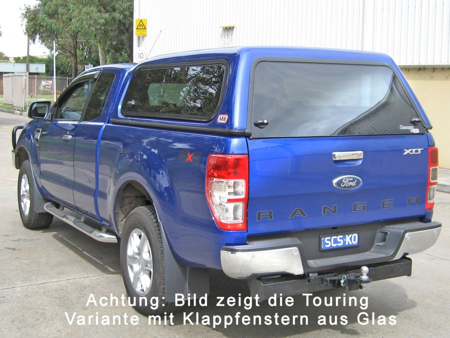 Basic Hardtop für Ford Ranger 12-> 2AB EC flach, glatt, seitl. geschlossen