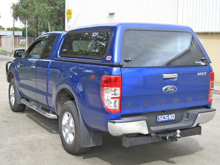 Touring Hardtop für Ford Ranger 12-> 2AB EC flach, glatt, seitl. Klappfenster