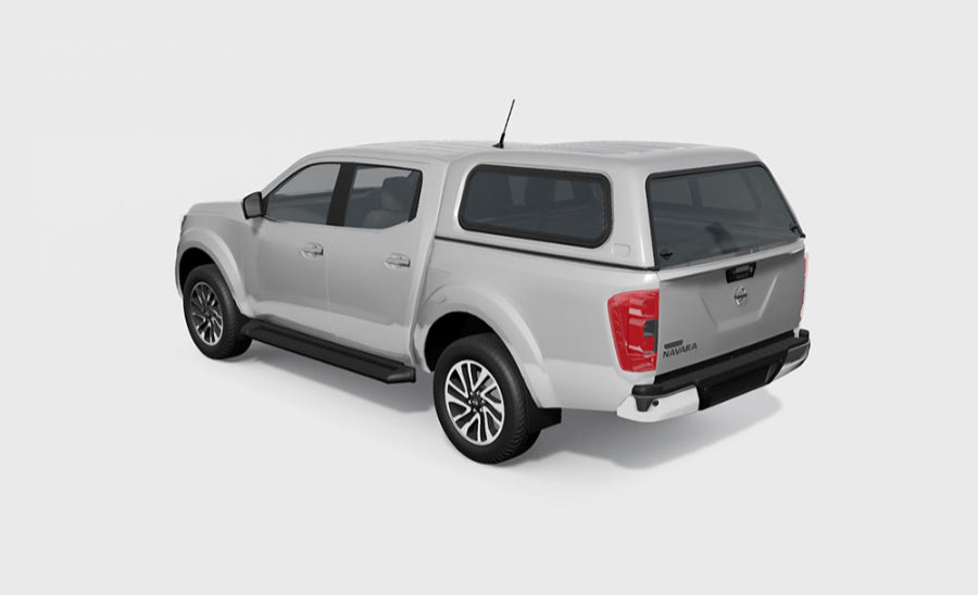 Standard Hardtop für Nissan Navara D23 ab 15 Doka flach Schiebefenster