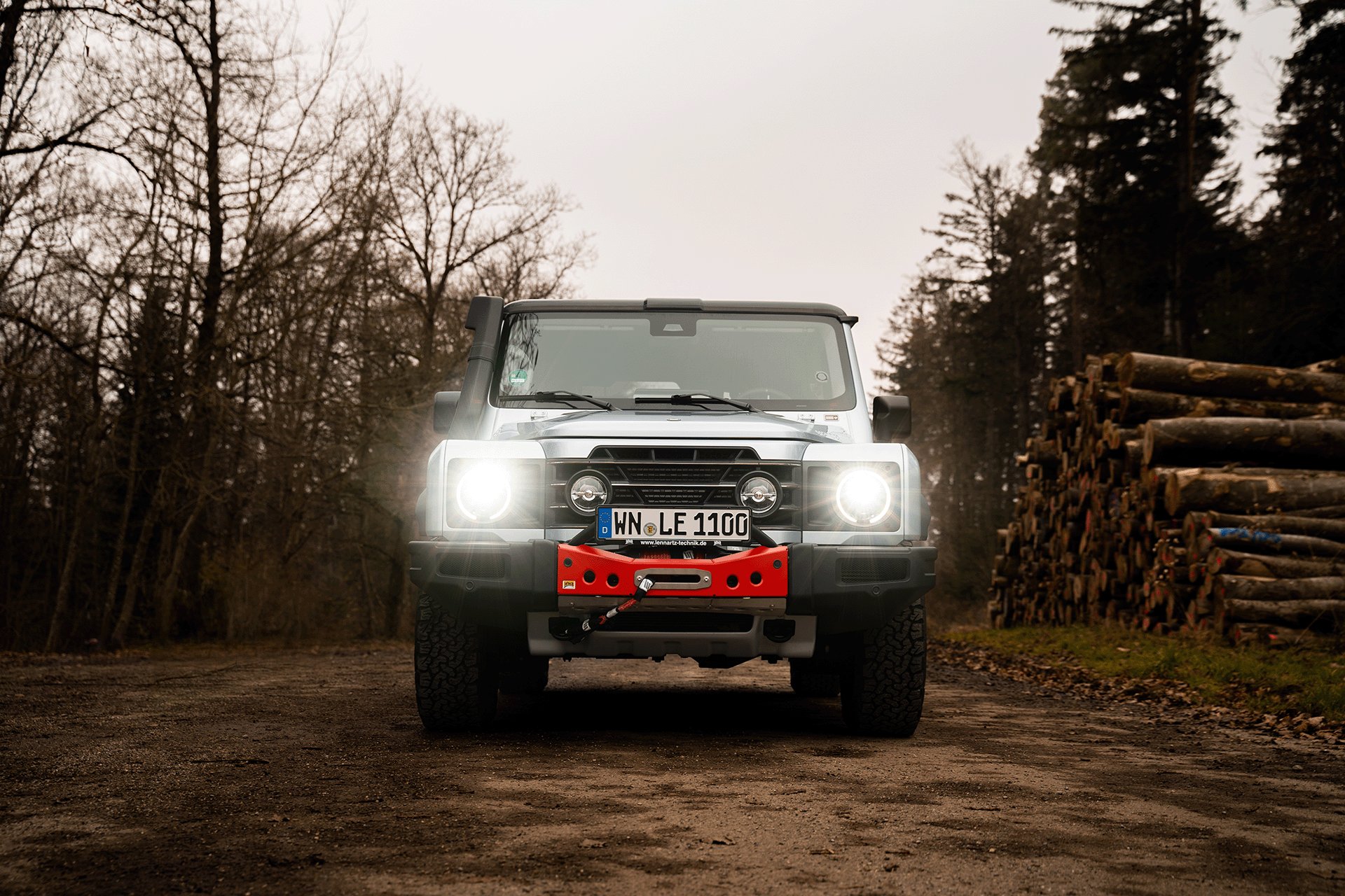 LeTech Grenadier Seilwindenanbau