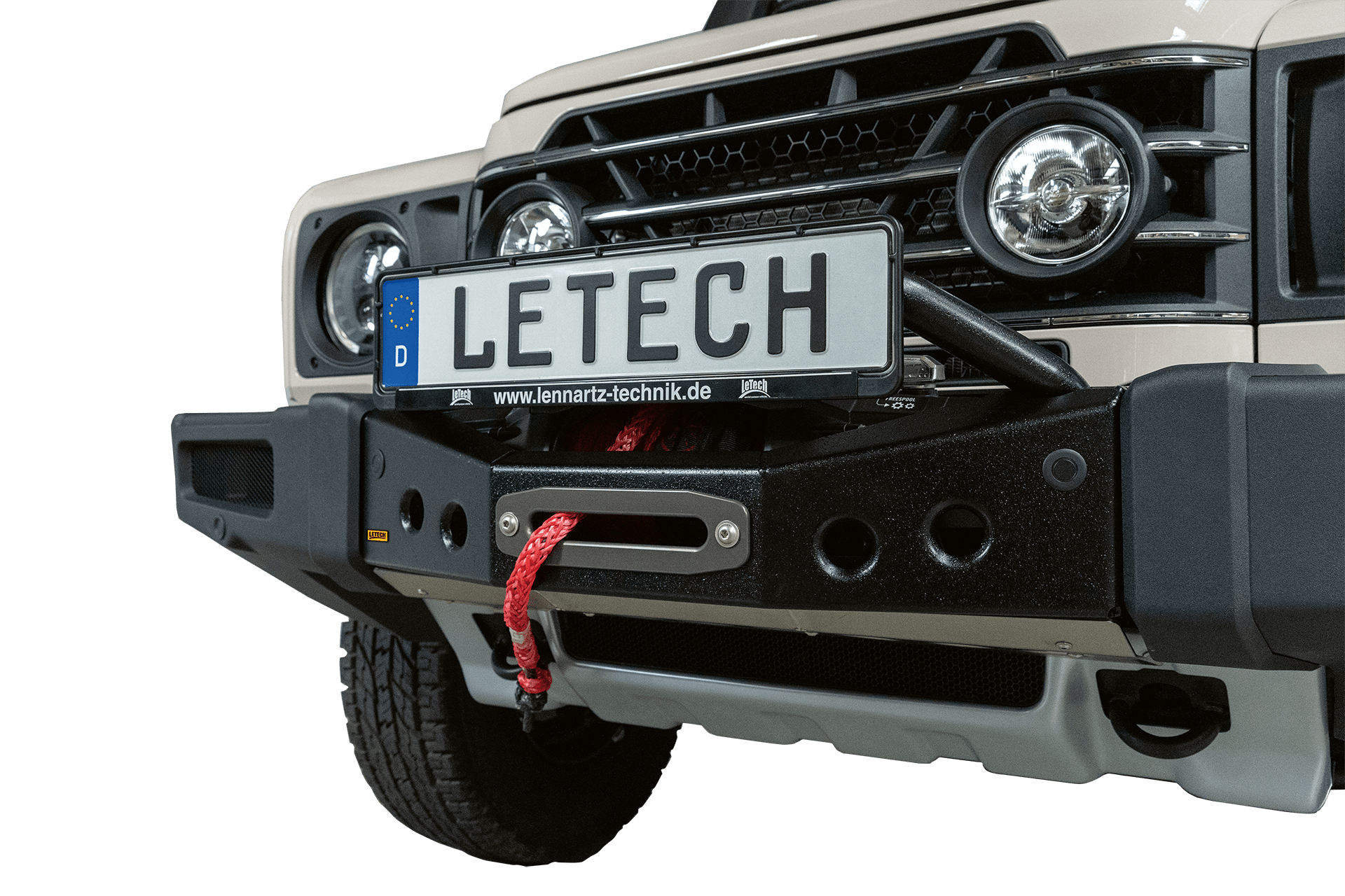 LeTech Grenadier Seilwindenanbau