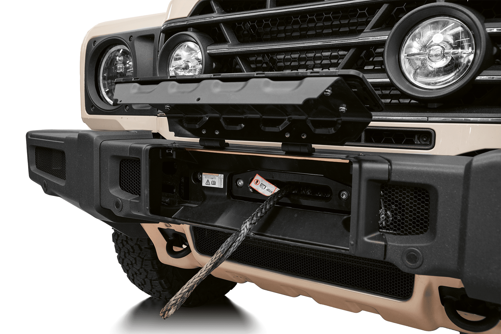 LeTech Grenadier Seilwindenabdeckung klappbar aus Kunststoff