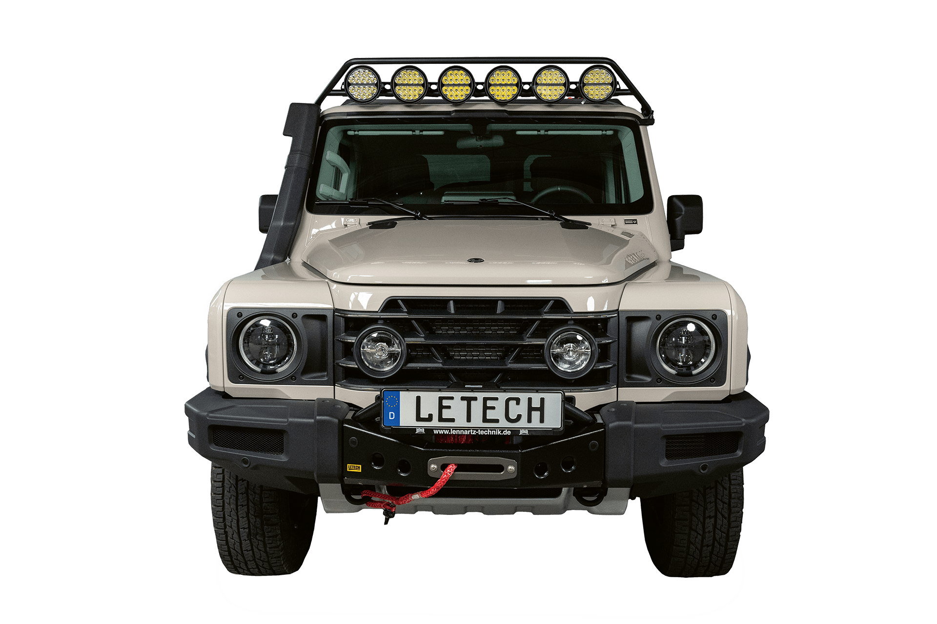 LeTech Grenadier Seilwindenanbau