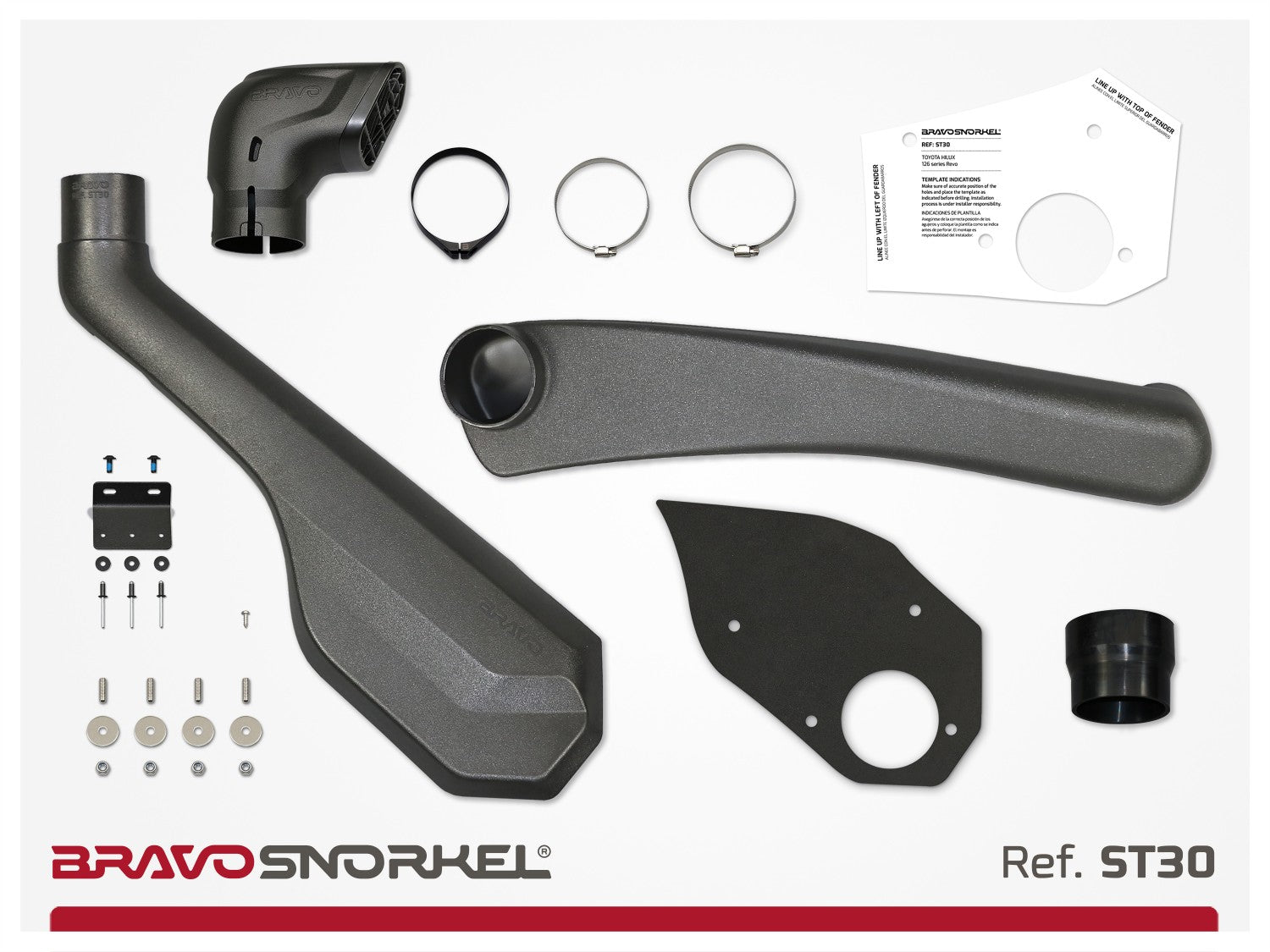 Schnorchel Kit für Toyota Hilux 126 Series Revo (2016- )