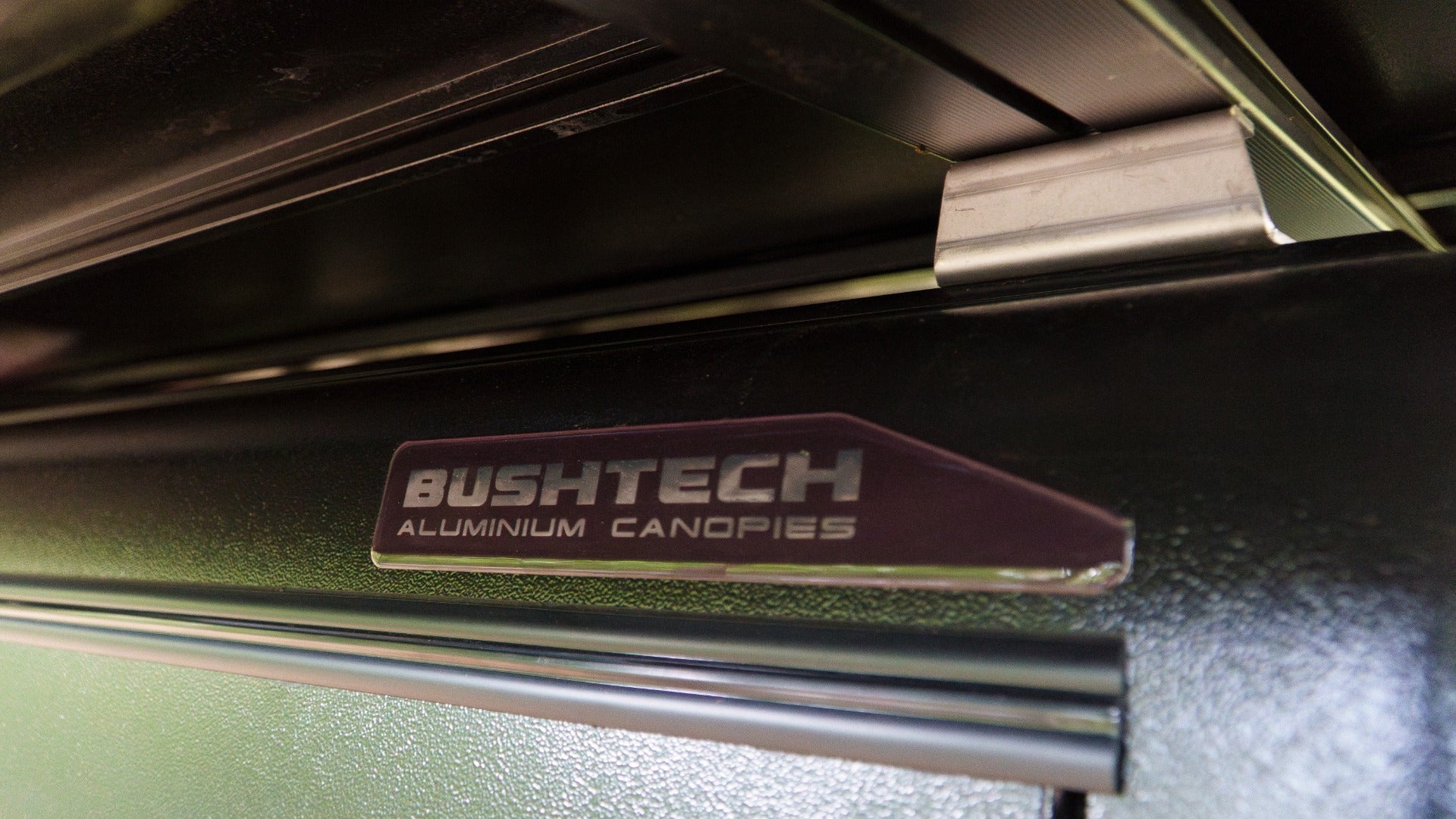 Bushtech Premium Canopy Toyota Hi Lux Revo (2016-present)-Double Cab-Smooth aluminium