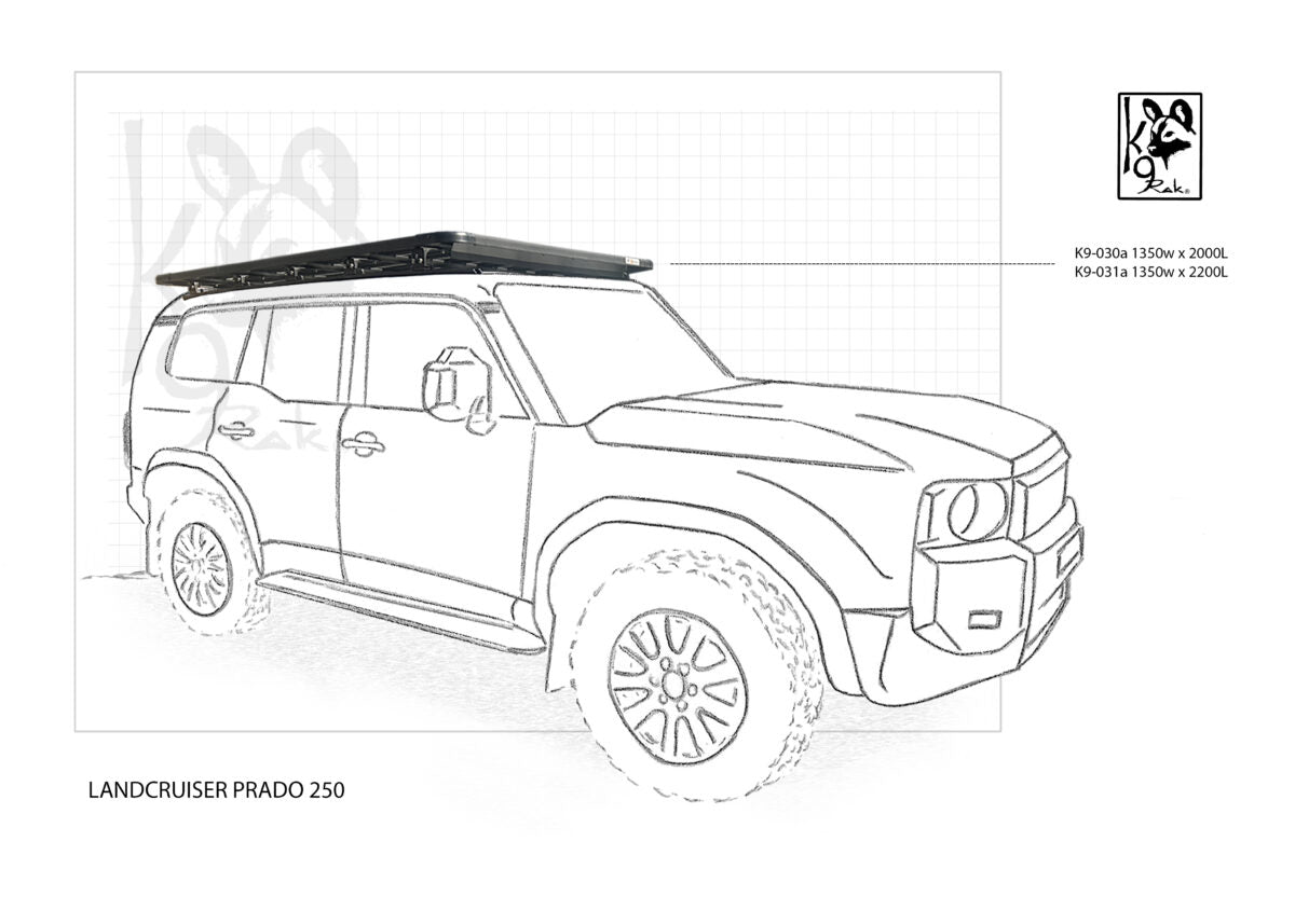 Eezi-Awn K9 Roofrack Toyota Land Cruiser 250