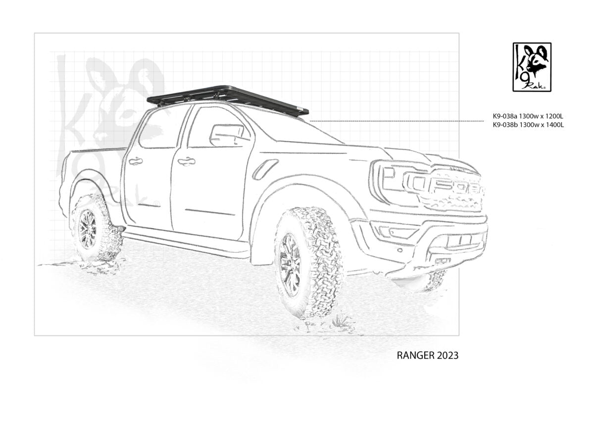 Eezi-Awn K9 Roofrack Ford Range / Raptor (2023-)