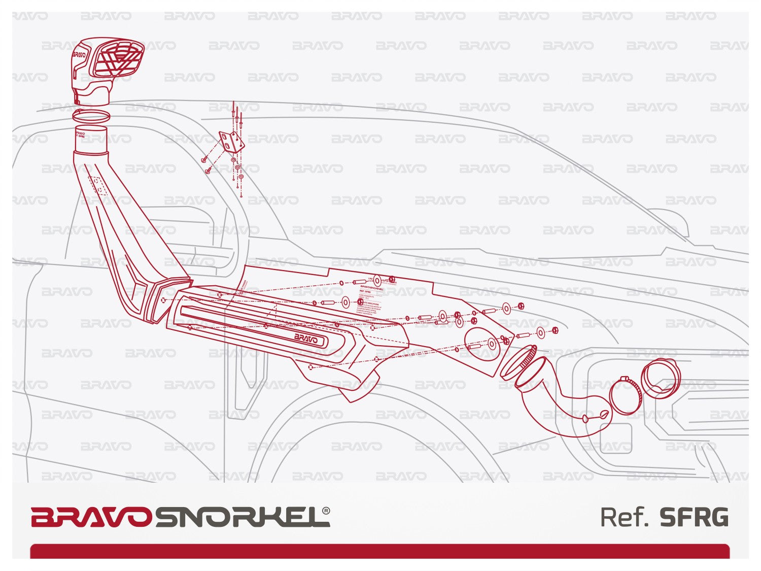Schnorchel Kit für Ford Ranger PX (2023- )