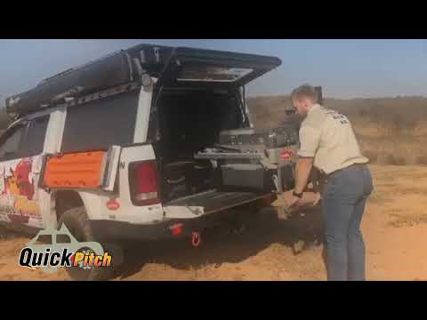 Quick Pitch Ausziehbarer Kühlschrankauszug Extra Groß