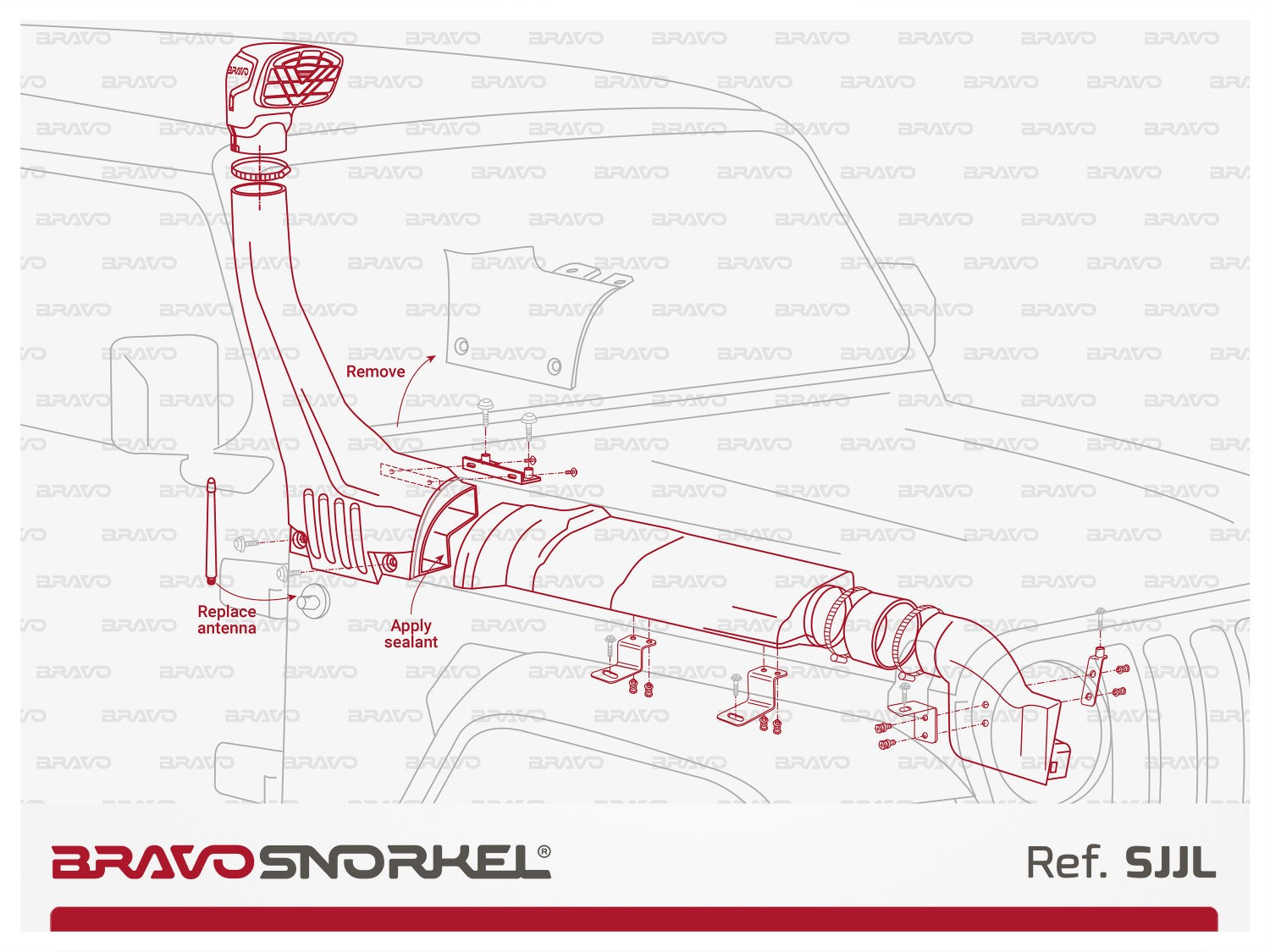 Schnorchel Kit für Jeep Wrangler JL (2017- )