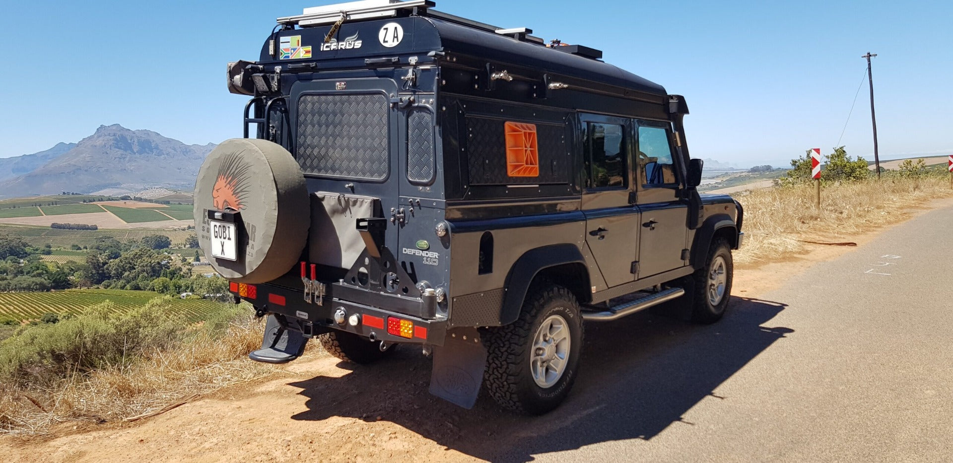 Gobi-X Reserveradträger Land Rover Defender