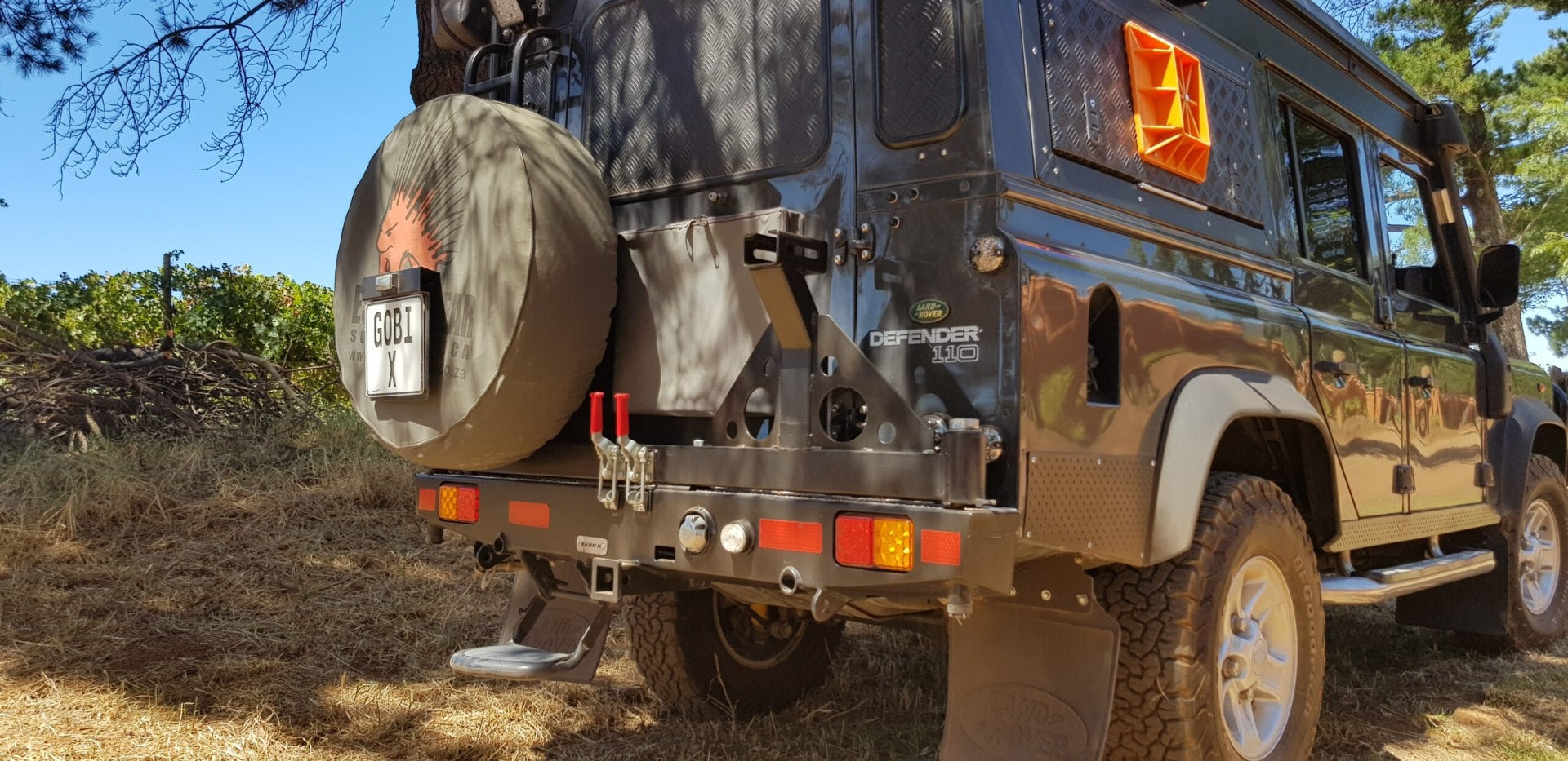 Gobi-X Reserveradträger Land Rover Defender