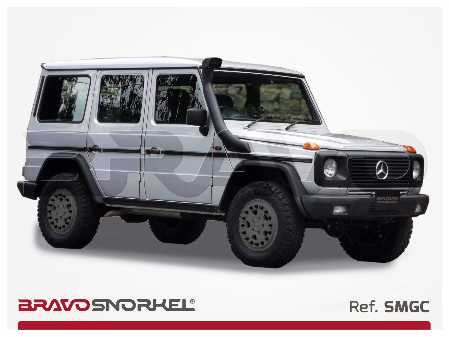 Schnorchel Kit für Mercedes G-Klasse W460, W461 und W463 Rechts (1979-2018)