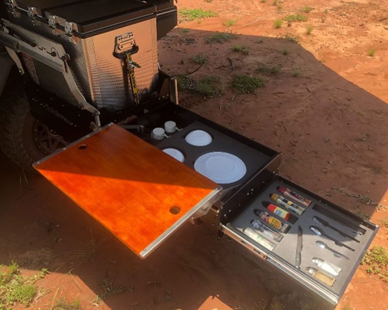 Quick Pitch Ausziehbare Küchenkombination