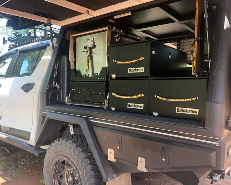 Quick Pitch Ausziehbare Küchenkombination