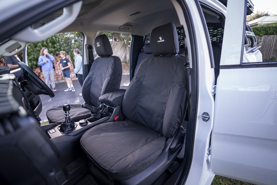 Tougher Vordersitzbezug-Set Ford Ranger in anthrazit