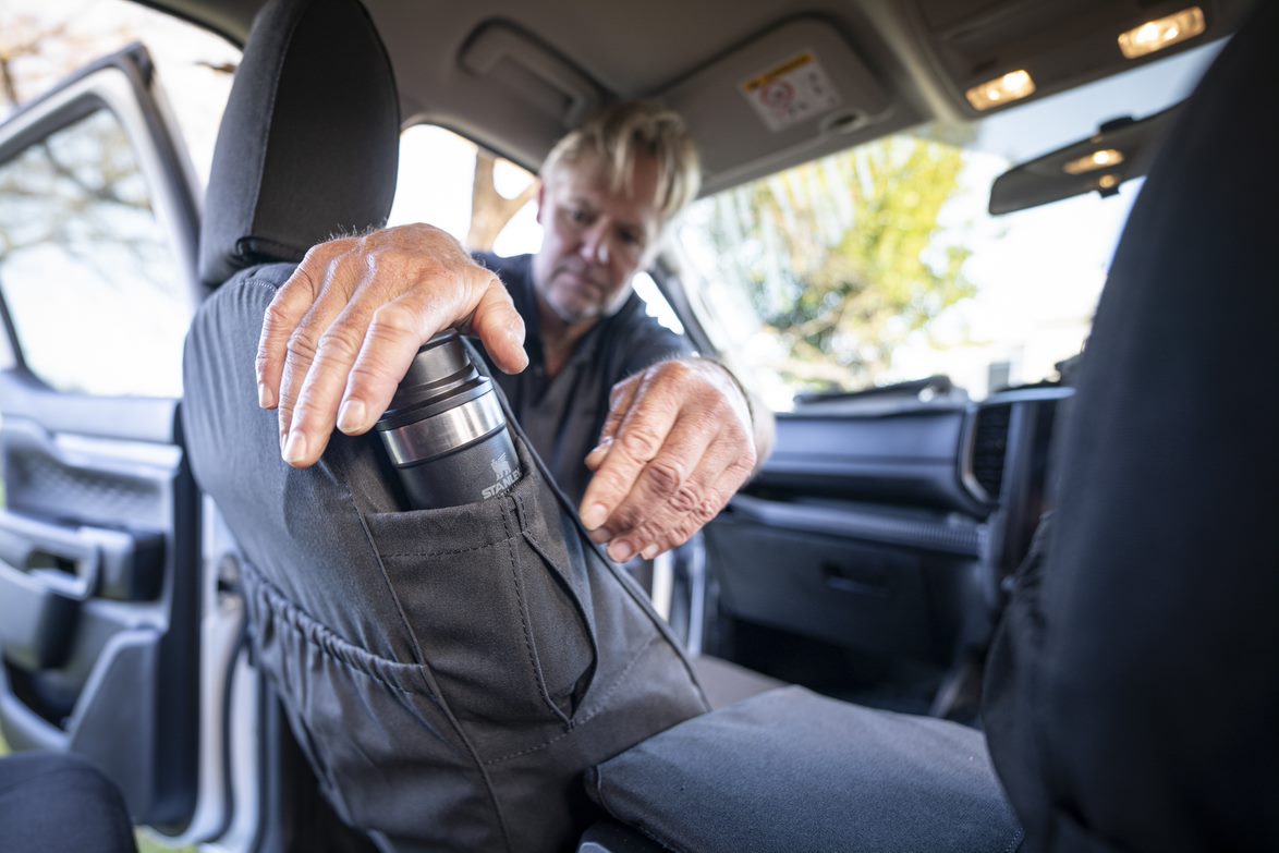 Tougher Vordersitzbezug-Set Ford Ranger in anthrazit